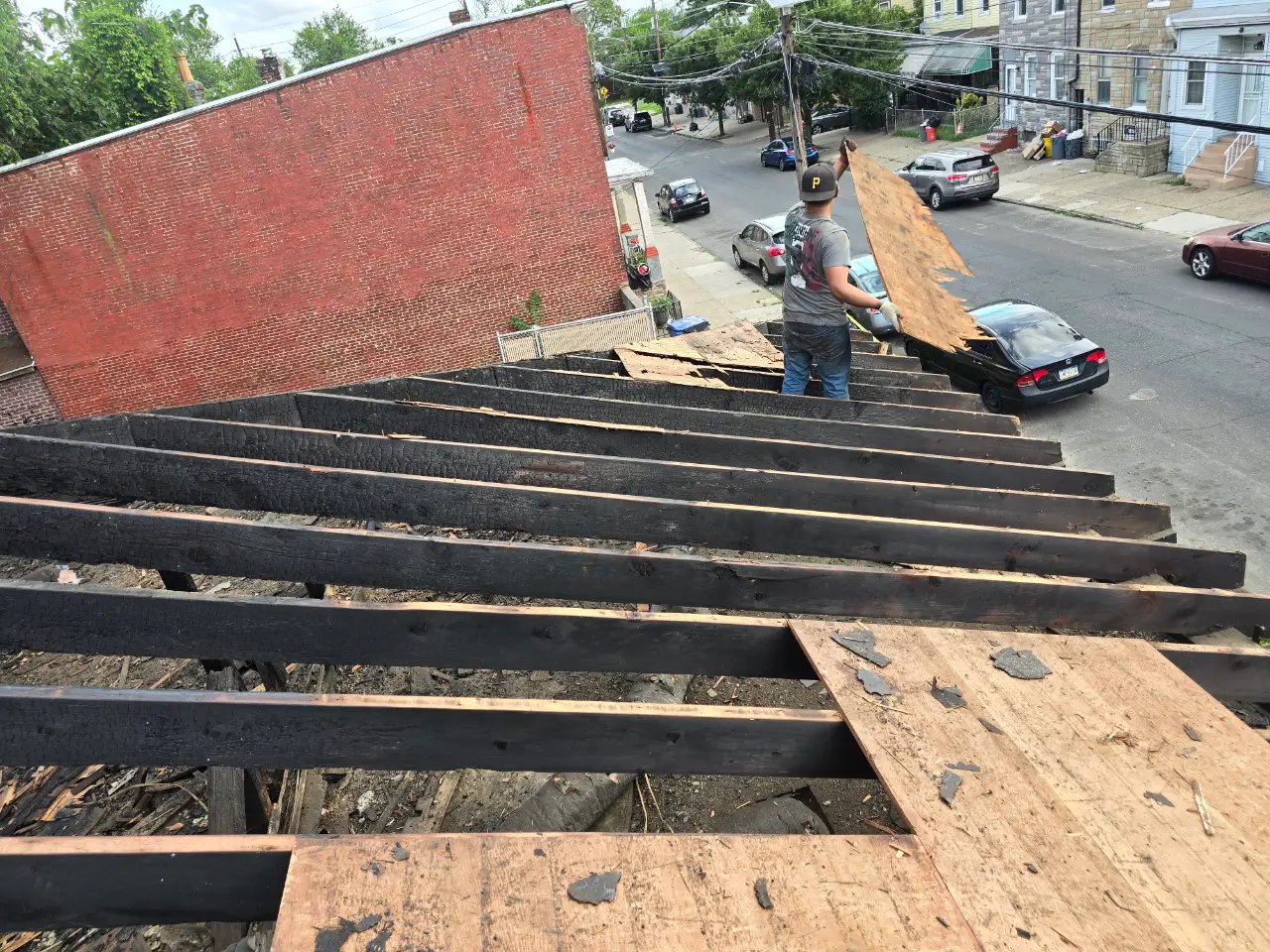 Storm damage repair completed by Warrior Construction in New Jersey