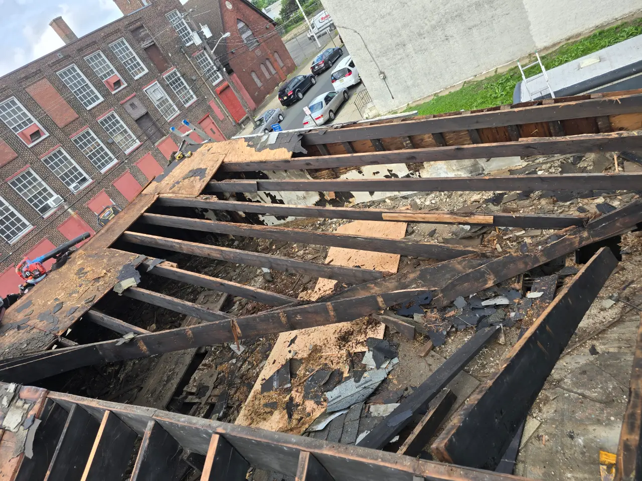 Storm damage roof repair New Jersey — Warrior Construction